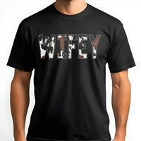 Wifey Cow Print T-Shirt | Western Aesthetic Graphic Tee | 100% Cotton Premium Quality | Cute Bridal Shower Gift for Her