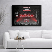 Tinter Battles Canvas | 3rd Place Window Tinting Championship Award | 1.25-Inch Premium Gallery Wrap | Commemorative Office Decor for Professionals