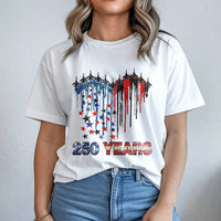 250 Years Independence T-Shirt | USA 1776-2026 Patriotic Fighter Jet Design | Premium 100% Cotton | Semiquincentennial Gift for American Patriots
