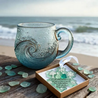 Ocean Wave Glass Mug