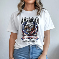 250 Years Of American Independence T-Shirt | Patriotic Bald Eagle Graphic | 100% Cotton Premium Tee | July 4th 2026 Semiquincentennial Gift